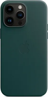 Produktbild von Apple iPhone 14 Pro Max Echtleder Hard Case Handyhülle Grün MagSafe-kompatibel
