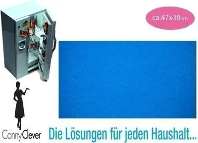 Produktbild von Kühlschrank-Matte 46 x 30 cm, individuell zuschneidbar von Conny Clever® Kühlschrank ,Frischhaltematte, schützt Lebensmittel vor Druckstellen ,Schimmel-Kühlschrankmatte
