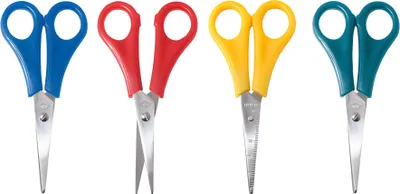 Produktbild von WEDO Bastelschere spitz Länge: 130 mm für Rechtshänder zufällige Farbe (1 Stück)