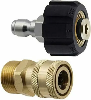 Produktbild von M22-14 Hochdruckreiniger-Adapterset, 3/8"-Schnellkupplungs-Drehadapter, Außengewinde-Hochdruckpistole, Gartenschlauch-Anschlussset