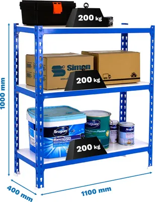 Obrázok produktu pre SIMONCLICK SUPERPLUS 3/400 1000 Kovový remienok MODRÁ/BIELA