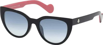 Produktbild von Moncler - "ML0076 05W" Sonnenbrille für Damen SY2750 (Einheitsgröße) (Schwarz/Blau)