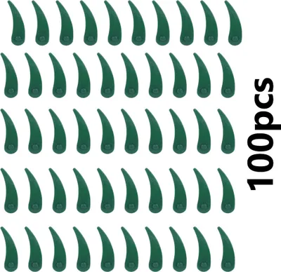 Produktbild von 100 Stück Ersatzklingen aus Kunststoff für Bosch Durablade Art 23 18 LI Art 26 18 LI Rasentrimmer