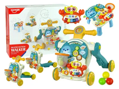 Obrázok produktu pre Vzdelávacia kolobežka Pchacz 4v1 pre D