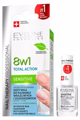 Zdjęcie produktu dla Eveline Odywka Do Paznokci 8W1 Sensitive