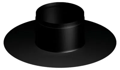 Produktbild von Dachdurchführung gerade Almeva ZUB DN 60/100-80/125, schwarz