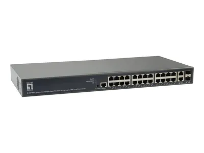 Obrázek produktu pro LevelOne GEP-2681 - Switch - L3 Lite - řízený - 24 x 10/100/1000 (PoE+)