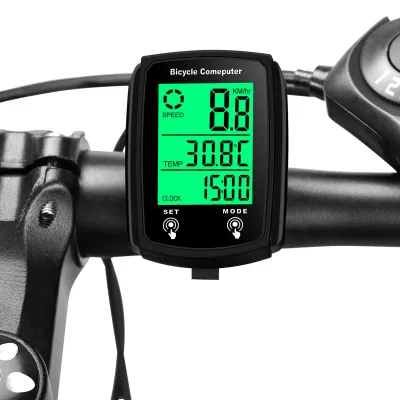 Produktbild von Wired Bike Computer 19 Functions Touch Bike Speedometer Odometer Waterproof Bicycle Computer with Backlight