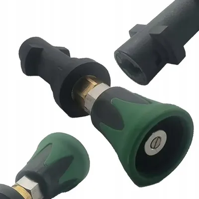 Image de Rosfix Mini Lance à Jet Plat 25° Verte Karcher K2-K7 à Baïonnette 4000 PSI