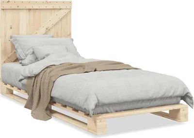 Obrázok produktu pre vidaXL Posteľ z masívneho dreva s čelom 90x200 cm Borovica