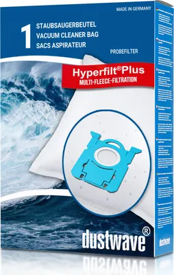 Produktbild von Dustwave® 1 Staubsaugerbeutel für AEG VX4-1-EB, VX4-1-GM-T, VX4-1-IW-P, VX4-1-OR, VX4-1-PM-P, VX4-1-WR-A, VX4-1-WR-P, VX6-1-CB-P, VX6-1 - hocheffizient, Mikrovlies mit Verschluss -  Germany