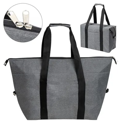 Produktbild von 20 L Kühl-und Isoliertasche, faltbar,Thermotasche für Lebensmittel, Picknick,Outdoor,wasserdicht,mit verstärkten Griffen,leicht zu transportieren