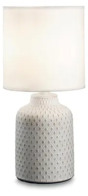 Obrázok produktu pre Stolné lampy v štýle shabby chic - Provensálske svietidlo Kali'-3 White Metal 1 Light E14