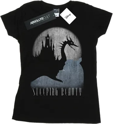Produktbild von Disney - "Sleeping Beauty Hidden Illusion" T-Shirt für Damen BI16013 (L) (Schwarz)