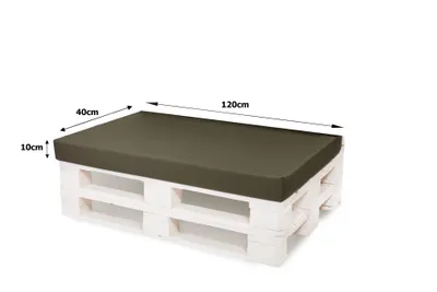 Obrázok produktu pre Vankúšik na paletu 120x40cm| podsedák| europalety| detský vankúšik na podlahu| paletový vankúš vonkajší zelený| Detské podlahové vankúše