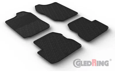 Produktbild von Gledring Fußmatten Set Gummi für SUZUKI JIMNY (FJ) Vorne+Hinten