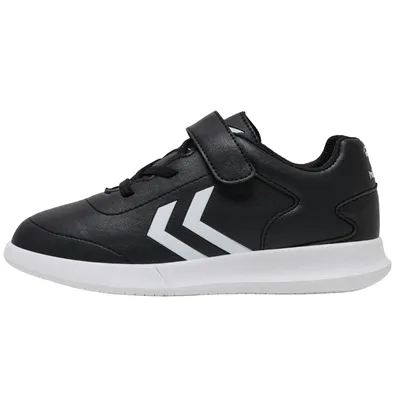 Produktbild von Hummel Top Star IN JR Hallenschuhe Fußballschuhe Klettverschluss schwarz/weiß 217657-2001, Schuhgröße:34 EU