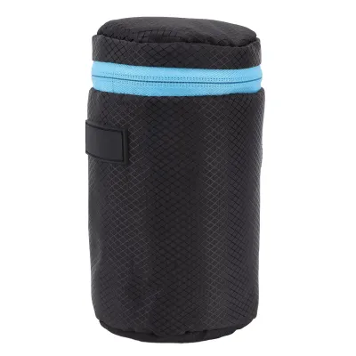Imagen del producto de Funda para lentes de cámara, estuche para lentes de cámara, funda impermeable para lentes de cámara, bolsa de almacenamiento para lentes de cámara, funda protectora para lentes de cámara, funda de neopreno para lentes de cámara