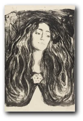 Immagine prodotto di Stampa artistica "Madonna" di Edvard Munch – 40 x 60 cm – non incorniciata