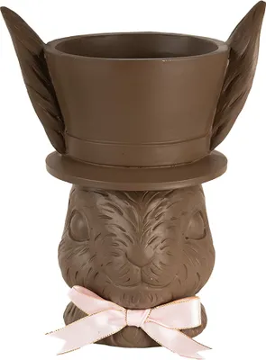 Produktbild von Clayre & Eef Dekorationsfigur Kaninchen 21x15x26 cm Braun Kunststoff
