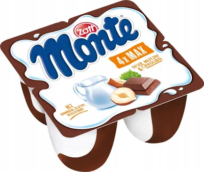 Obrázok produktu pre Zott Monte Deser Czekoladowy 4 x 100 g