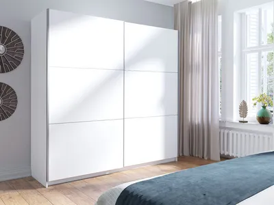 Immagine prodotto di Armadio ad ante scorrevoli Arsala 11 Armadio 200x62x207cm a 2 ante bianco