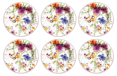 Produktbild von Frühstücksteller Mariefleur Basic 6er Set D. 21,5cm Porzellan