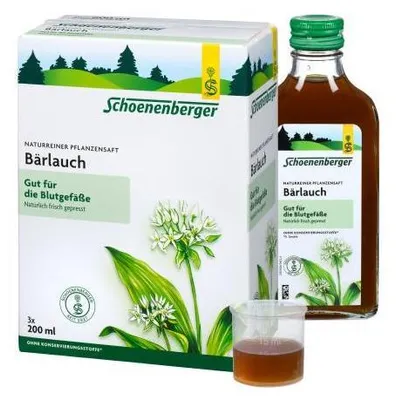 Produktbild von Schoenenberger Naturreiner Pflanzensaft Bärlauch 3X200 ml