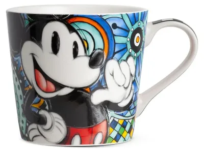 Porzellanbecher Mickey Forever & Ever, 430 ml, spülmaschinenfest