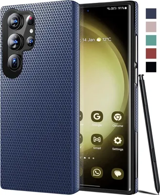 Produktbild von Hülle für Samsung Galaxy S23 Ultra 5G Hartsilikon Marineblau