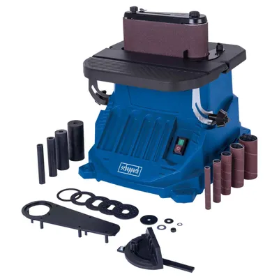 Produktbild von Scheppach oszillierender Spindelschleifer OSM600 Spindelschleifmaschine | 450W Leistung | Oszillationshub 16mm | Drehzahl 2000 min-1 | inkl. Zubehör