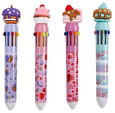 Image de Stylo à bille 10 couleurs « Bonbons » (36 pièces) - NInvest