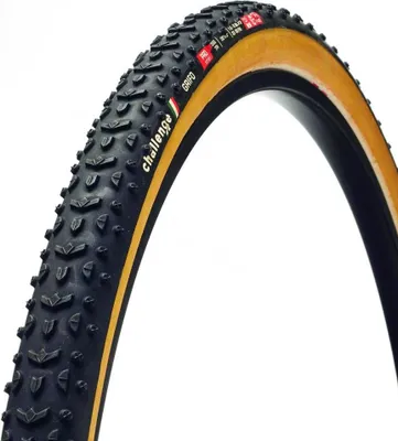 Produktbild von Challenge CX-Reifen Grifo Pro Handmade Tubular 28 Zoll (33-622) Schwarz/braun...