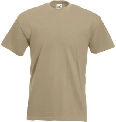 Obrázek produktu pro Fruit of the Loom 61-044-0 | Pánské tričko Super Premium - barva: Khaki - velikost: XL