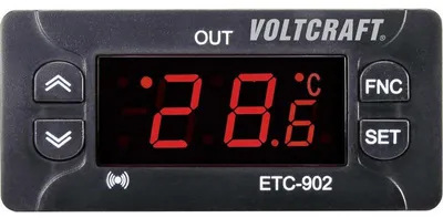 Obrázok produktu pre VOLTCRAFT Regulátor teploty ETC-902 NTC, PTC -30 až 50 °C Relé 10 A (d x š x v) 58 x 77 x 34,5 mm (ETC-902)
