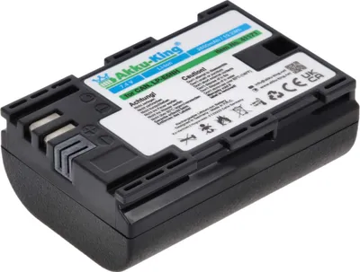 Produktbild von Akku kompatibel mit Canon LP-E6NH - Li-Ion 2600mAh - für EOS 5D Mark II, 5D Mark III, 5D Mark IV, 5Ds, 5Ds R, 7D, 7D Mark II, 60D, 60Da, 70D, 80D, 90D