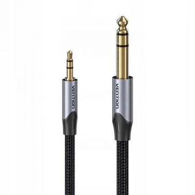Zdjęcie produktu dla Vention BAUHI, 3.5mm, Męska, Męska, Miedź cynowa, 3 m, Czarny