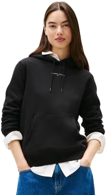 Produktbild von Tommy Jeans Damen Tjw Reg Linear Hoodie EXT Dw0dw21963 Kapuzenpullover, Black (B