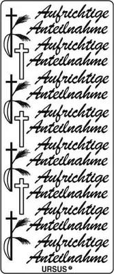 Produktbild von Kreativsticker 10x23cm Motiv 101 VE=5 Stück silber