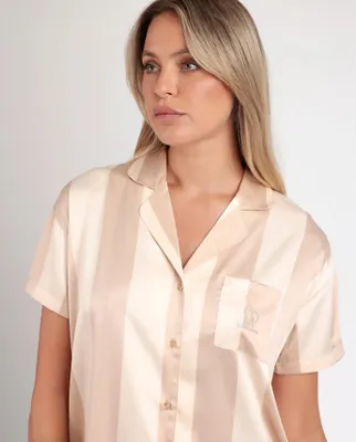 Produktbild von s Pyjama-Set aus Satin (Champagner)
