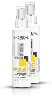 Obrázek produktu pro Fixační sprej pro dlouhotrvající účesy, 2 x 150 ml