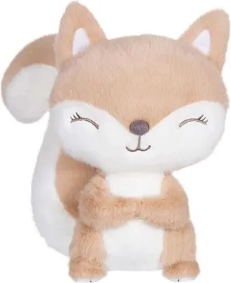 Immagine prodotto di Peluche scoiattolo, 15 cm, color tortora, GIPSY TOYS, extra morbido