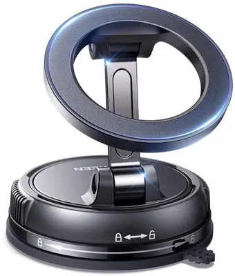 Productafbeelding van Auto Telefoonhouder - Magsafe met Vacuum Zuignap - Zwart