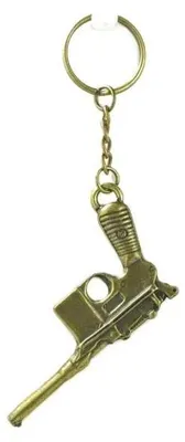 Produktbild von ABINO Metall-Schlüsselanhänger in Pistolenform