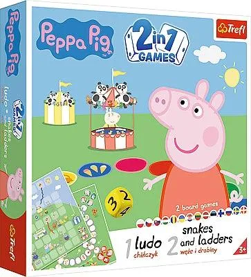 Produktbild von Trefl Peppa Pig Brettspiel 2 in 1