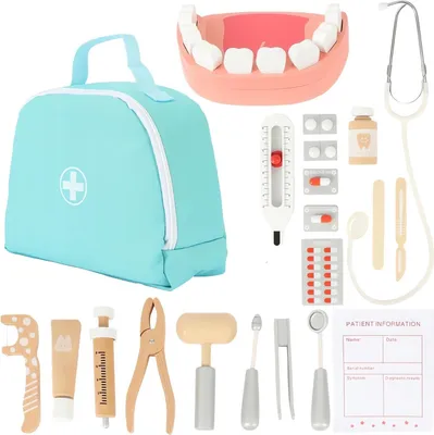 Zdjęcie produktu dla Kruzzel 26421 Zestaw małego dentysty, 24 elementy