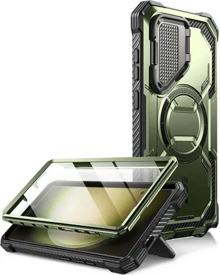 Produktbild von i-Blason Armorbox GS24UABSPGN, Cover, Samsung, Galaxy S24 Ultra, 17,3 cm (6.8"), Grün