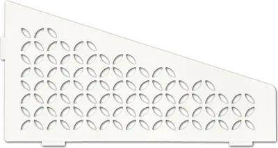Image de Schlüter SES3D5MBW-E-S3 Repose Floral 62x295x154mm Blanc brillant mat