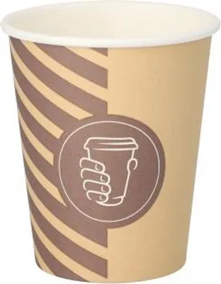 Produktbild von Trinkbecher, Pappe 0,2 l Ø 8 cm · 9,2 cm "Coffee Line"