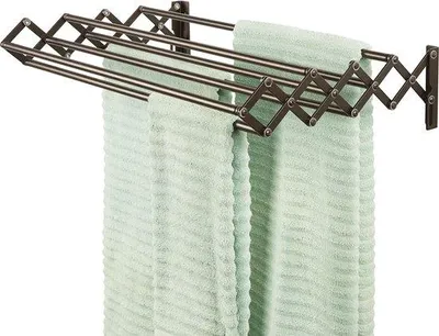 Obrázok produktu pre Skladací sušiak na bielizeň – Wasrekk do kúpeľne/WC/na terasu/do spálne – ekologický, 59,9 x 38,9 x 11,9 cm